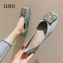 Женская обувь на плоской подошве размера плюс, Стрейчевые Мокасины, дышащая рабочая обувь, женские короткие Слипоны, модная женская обувь на плоской подошве, светильник, лоферы для вождения