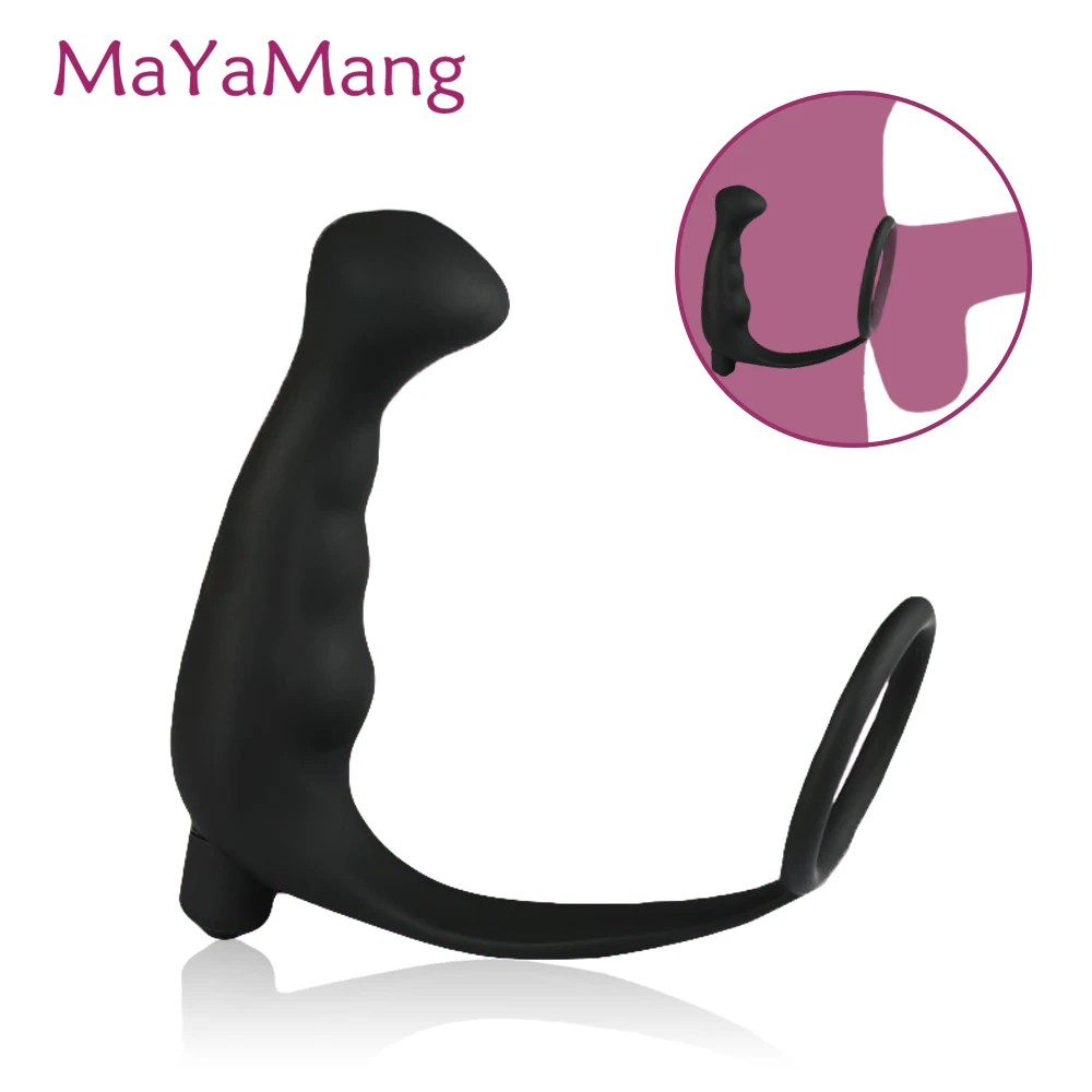 Мужской Вибратор для задержки климакса кольцо простаты водонепроницаемый