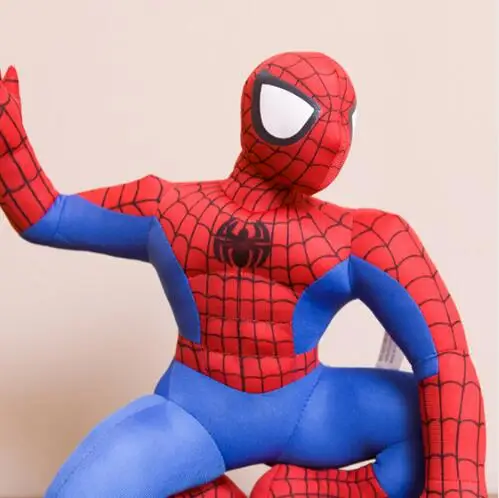 

1pc 30/45cm new Hot Comics item Spider-Man movie figure soft stuffed Spiderman plush toy doll for boy birthday