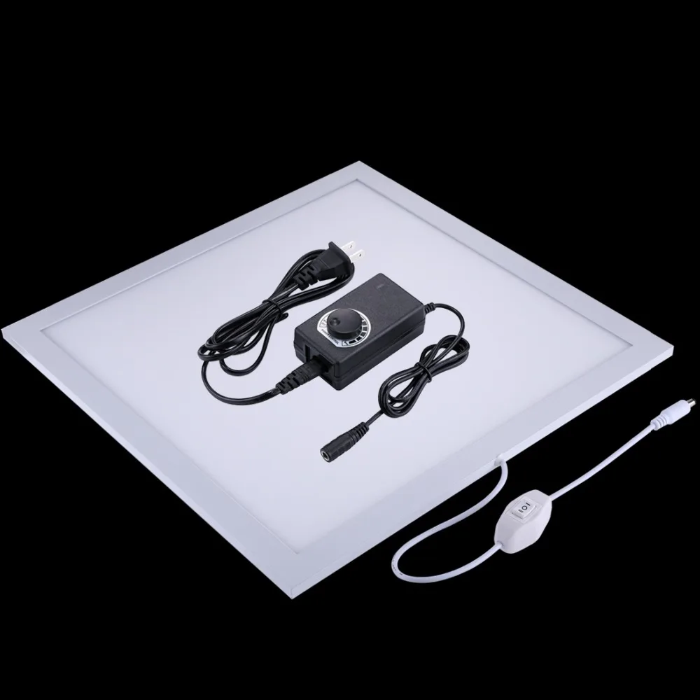 Painel da Lâmpada Escurecido para 40cm Puluz 38x38 cm Led Fotografia Shadowless Inferior Luz Pode Ser Photo Studio Shoot Tenda Caixa 1200lm 15 - 15in - Image 2