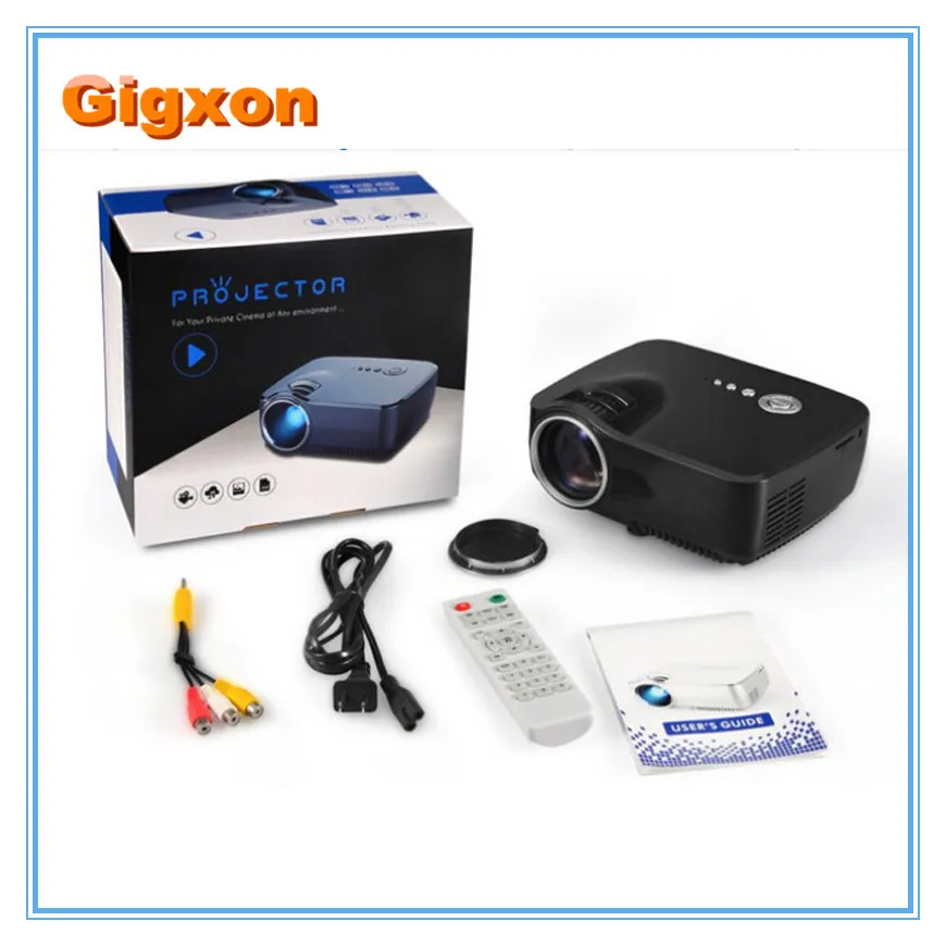 Gigxon - G70 800 Lumens Support 1080 MINI Projector for Home Theater Projector