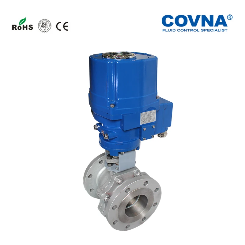 4 ''взрывозащищенный Электрический 2 способа фланец шарового клапана WCB фланец ansi полный порт