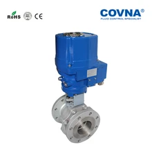 4 ''взрывозащищенный Электрический 2 способа фланец шарового клапана WCB фланец ansi полный порт