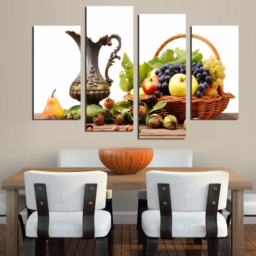

4 pcs 5D Diy Diamond Embroidery Fruits Needlework Square Cross stitch full Diamond Painting home Decor mosaic painting christmas