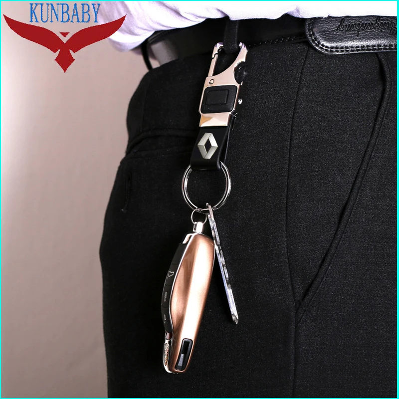 Custom-Lettering-Men-Leather-Key-Chain-Metal-Car-Key-Ring-Multifunctional-Tool-Key-Holder-LED-Bottle