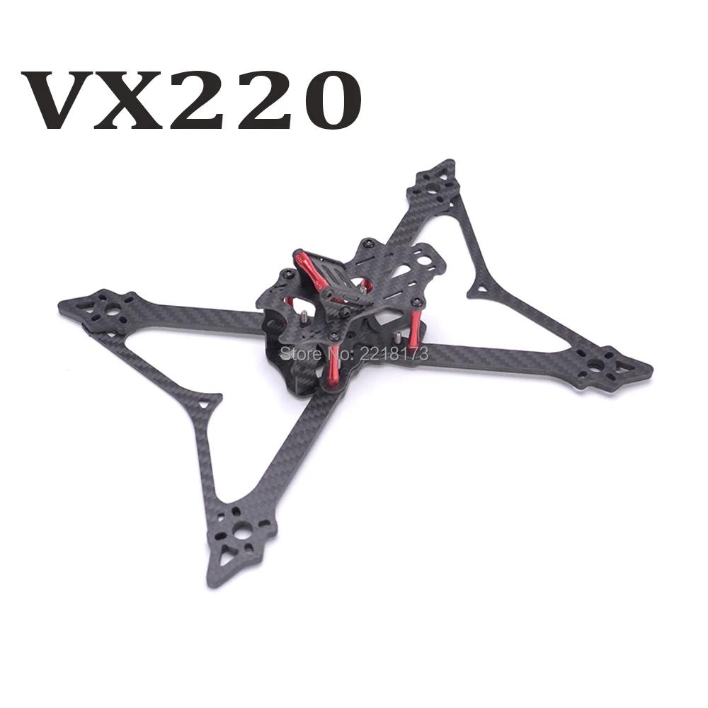 

VX220 220mm upgrade VX210mm VX210 VX210-V2 VX 210 Carbon Fiber MINI Frame Quadcopter Four Axis FPV Racing Drone
