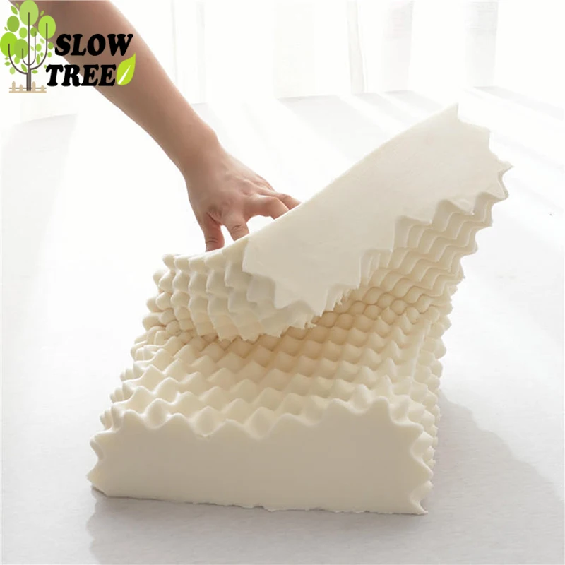

Slow Tree Thailand Natural Latex Pillow 60x40 Breathable Massage Remedial Body Pillows for Neck Dunlopillo Home Pregnancy Pillow