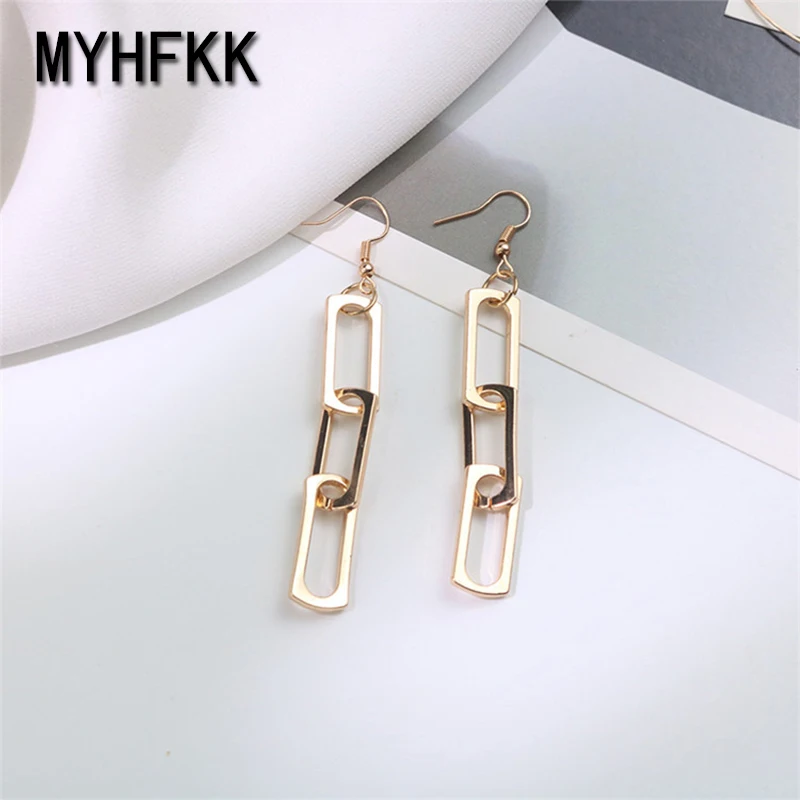 

MYHFKK2019 hot sale fashion simple atmosphere earrings high quality jewelry ladies earrings party jewelry EH059