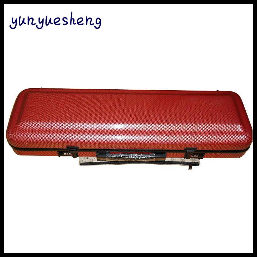 Red composite carbon fiber violin boxes 4/4 violin boxes The violin