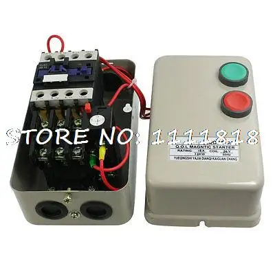 

7.5KW 10 HP Three Phase Motor Magnetic Starter Contactor 36V AC Coil 14-22A