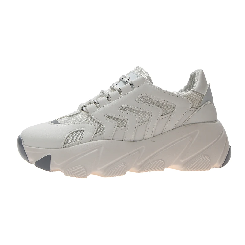 

Autumn Women Sneakers 2019 Mesh Running Shoes Woman Platform Sneakers White Black Trainers Female Summer Footwear zapatos mujer