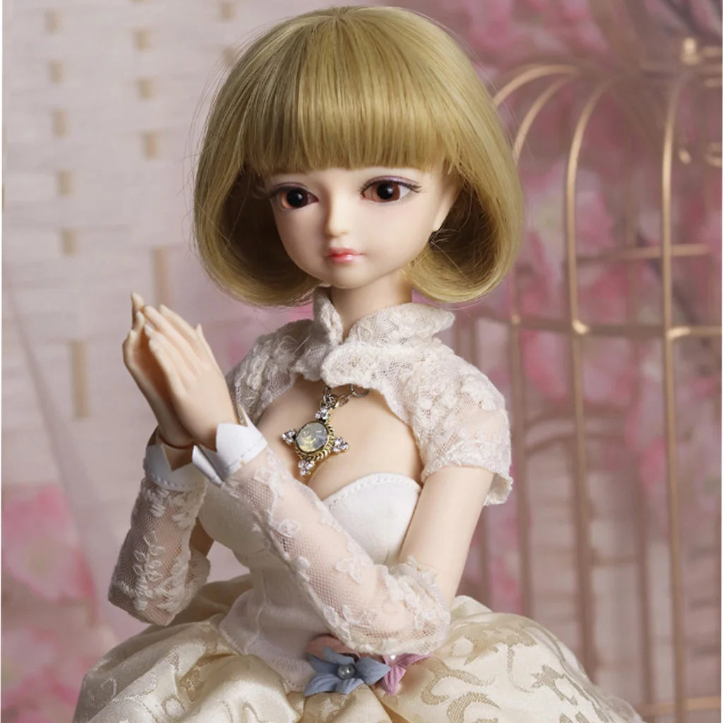 Trendy Princes Lace Dress Skirt Stockings Underwear Pendant Set for 1/4 45cm BJD Girl Dolls Dress up Party Accessories