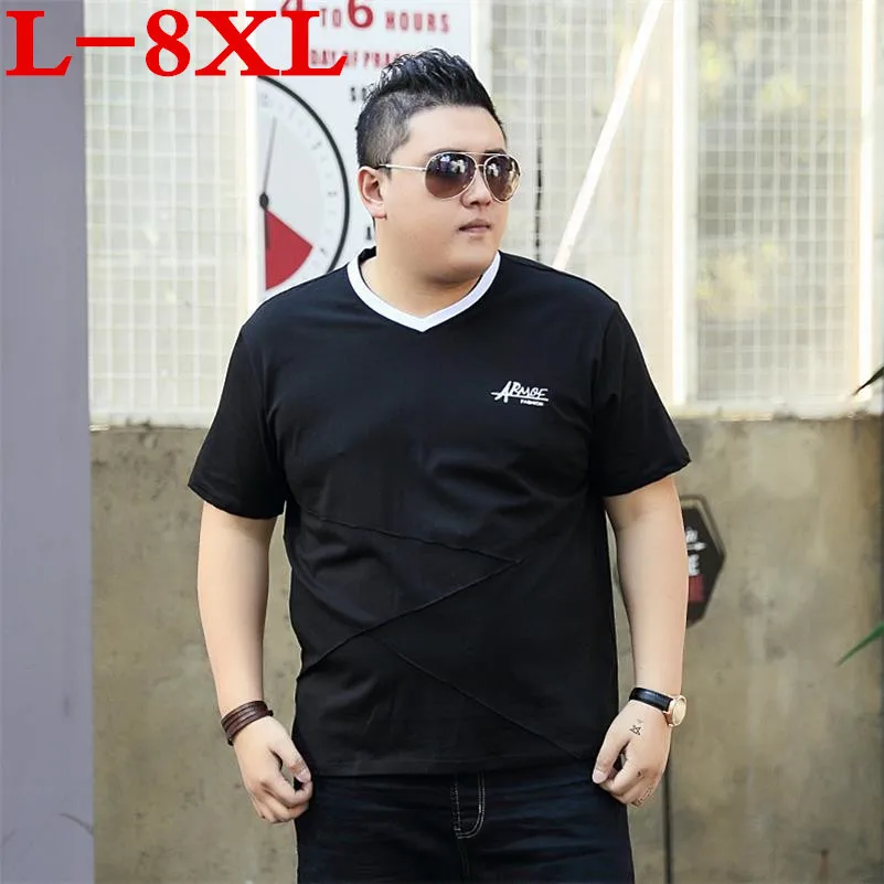Большие размеры большие 10XL 9XL 8XL 6XL 5XL 4XL 2018 новые летние мужские хлопковые