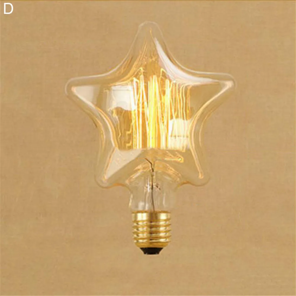 Vintage-Edison-Bulbs-A19-G95-Diamond-Squirrel-Incandescent-Bulbs-Retro-Five-star-Heart-Spiral-40W-Filament (2)