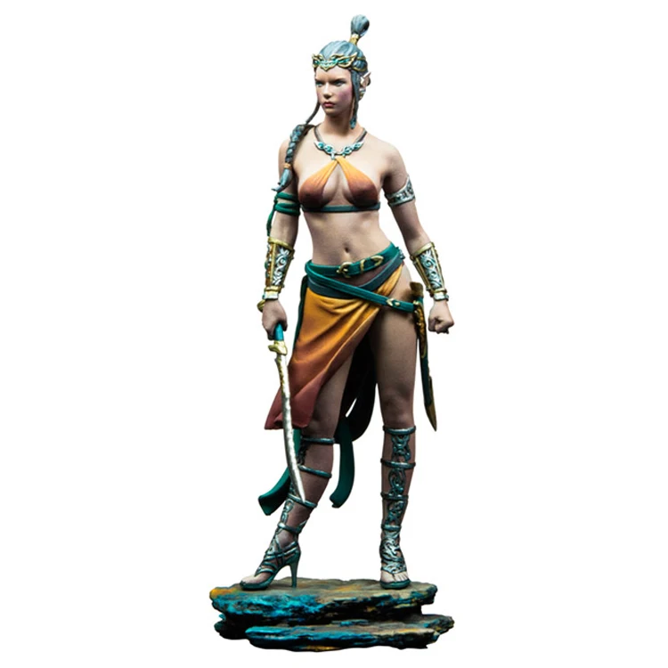 

1/24 Elyssianna, Princess of Light, Ancient female warrior, Resin Model figure GK, Unassembled and unpainted kit