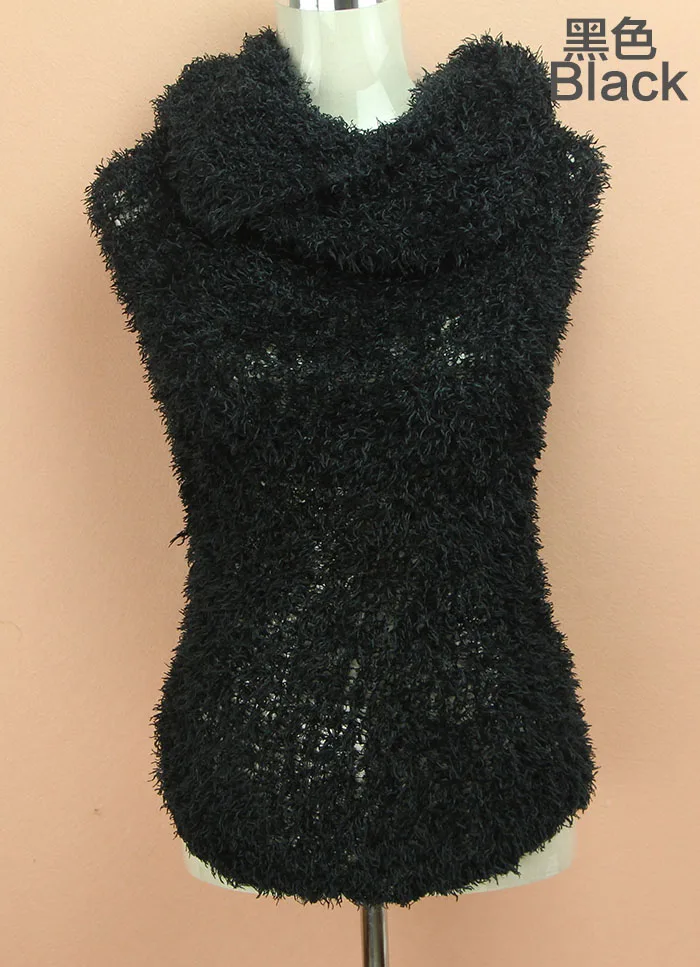 Термальный многоцелевой шарф осенние и зимние Волшебные шарфы эластичные, можно удлинять шали обернуть хиджаб шарф вязаные шарфы - Цвет: Черный