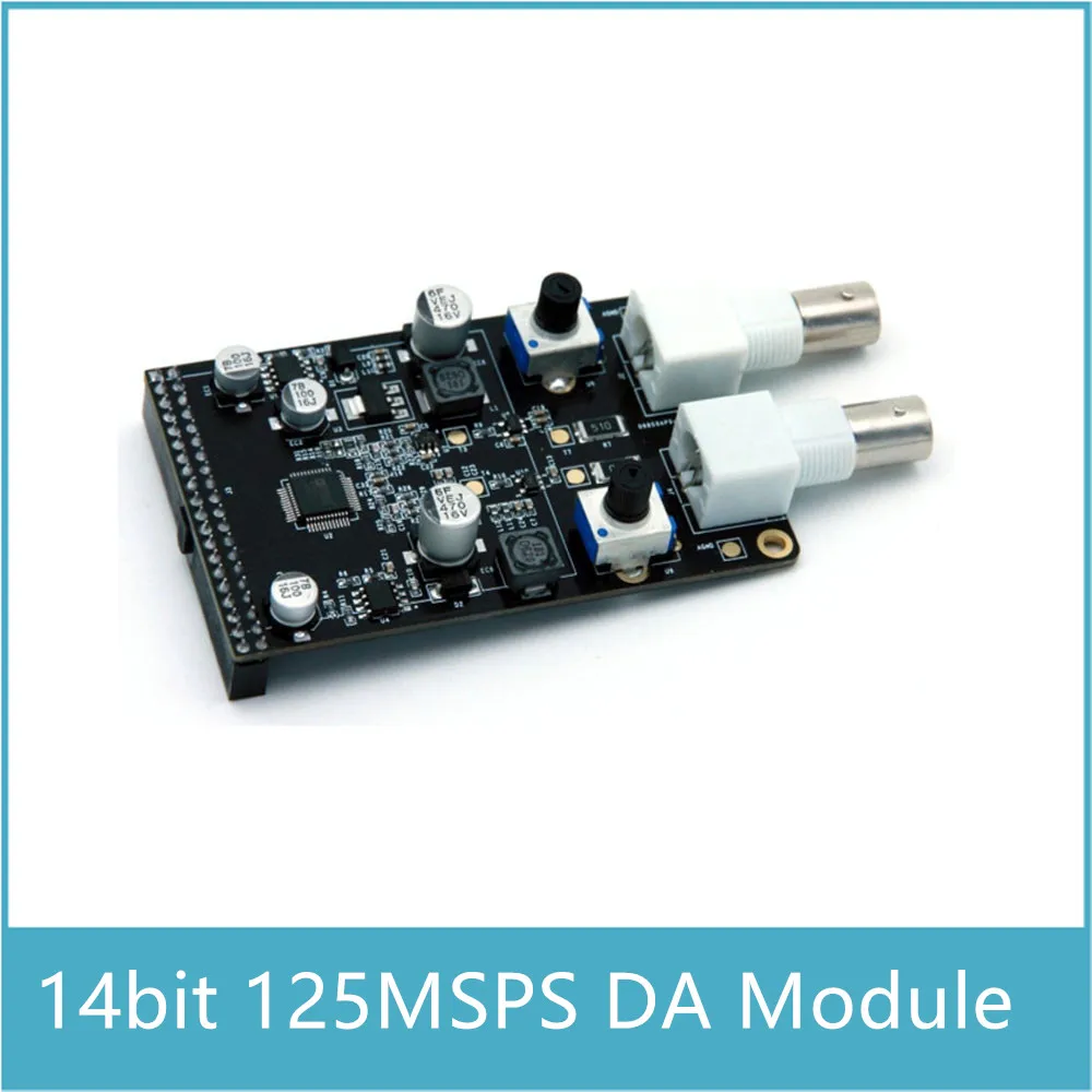14bit 125MSPS цифро аналоговый модуль с 2 каналами для макетной платы FPGA AD9767 DA модуль|fpga