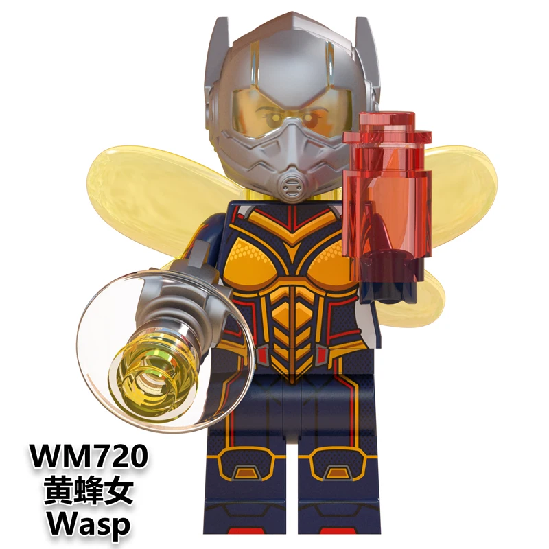 Супер герой Marvel Мстители эндшпиль Тор Железный человек антман ОСА Скарлет ведьма Доктор Стрэндж фильм строительные блоки игрушка подарок WM6063