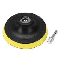 attachment מקדחה 1set לקדוח Hex 6.35mm שסרקו רפידות רוד 5 אינץ Attachment מקדחה מלטש דביק Disk Cleaner עבור ערכת ניקוי אריחים כיורים אמבטיה (5)