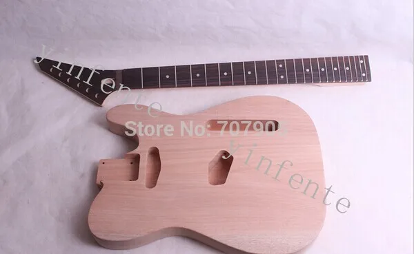 Cheap Electric guitar body Unfinished Mahogany body Humbuckers hole 1 set