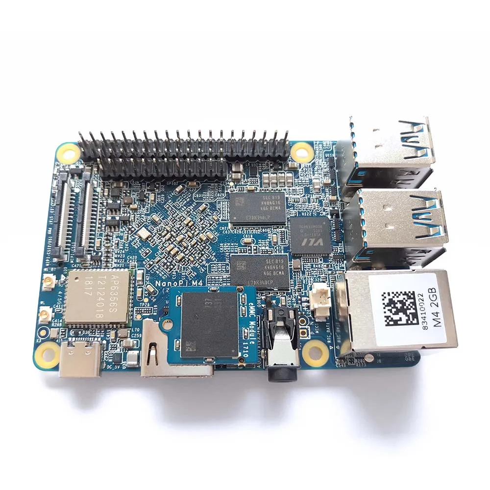 NanoPi M4 2GB/4GB DDR3 Rockchip RK3399 SoC 2.4G & 5G dual-band WiFiSupport Android 8.1 Ubuntu AI an