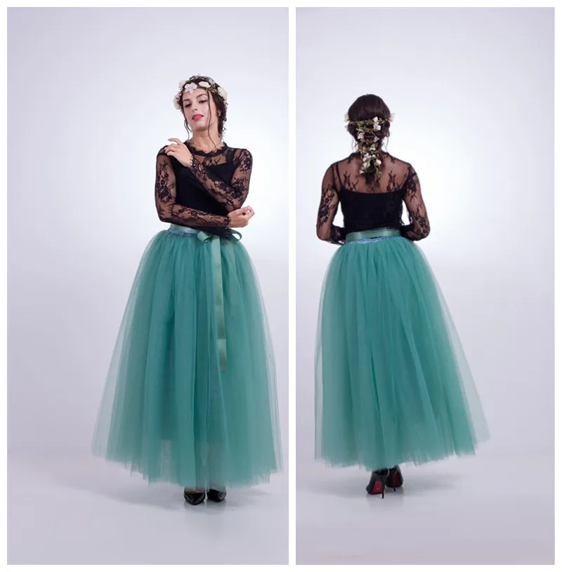 chiffon tulle skirt