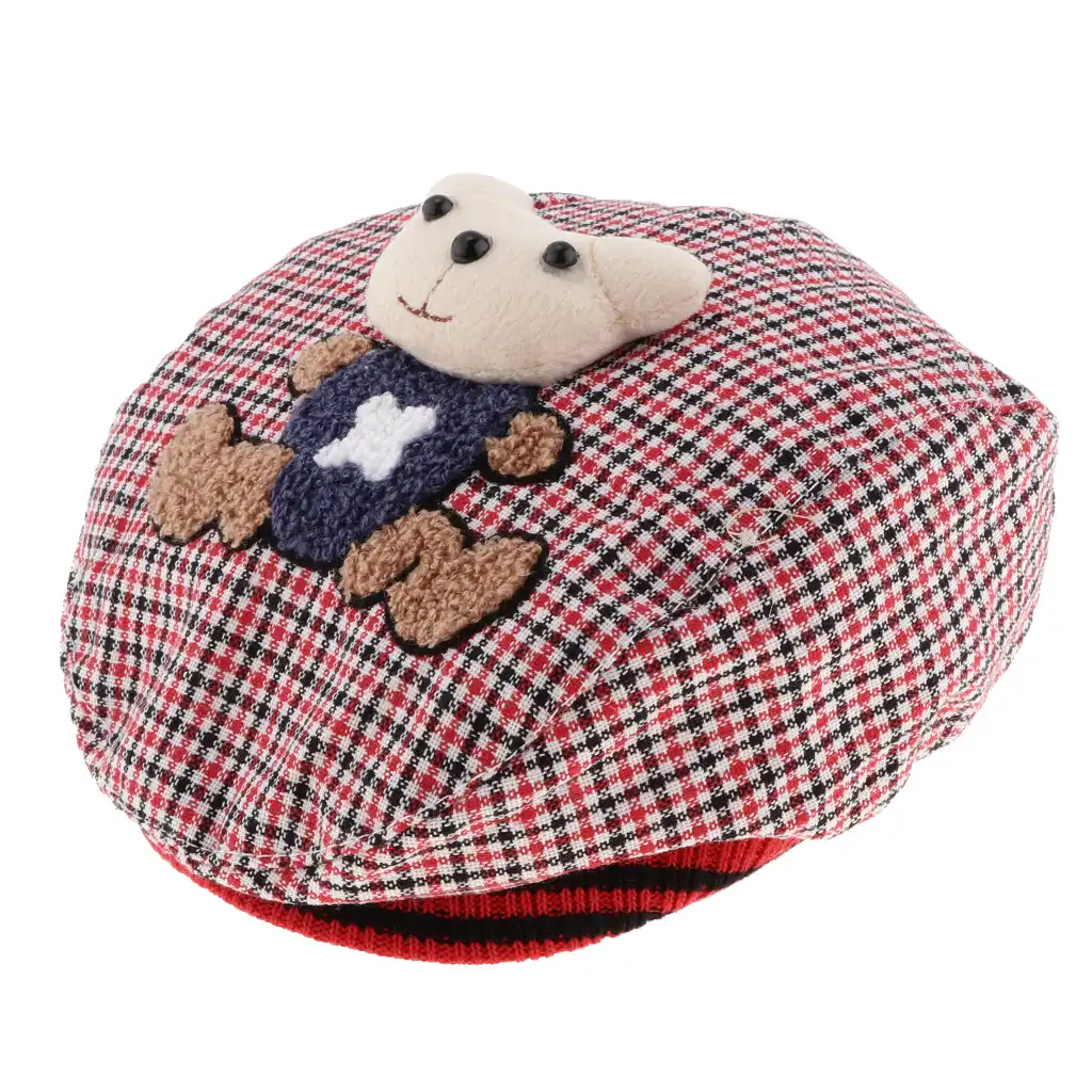 tartan baby hat