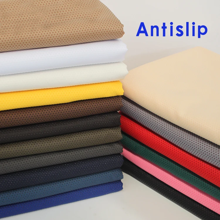 Anti Slip Vinyl Non Slip Fabric Rubber Non Skid Rubber Treated Fabric