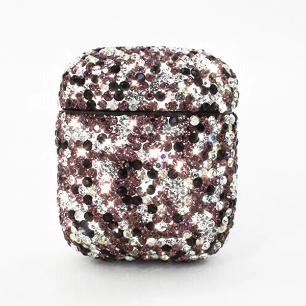 

New Crystal Decor Case Protective Cover Bag Shell Case for Apple AirPods Earphones DOM668