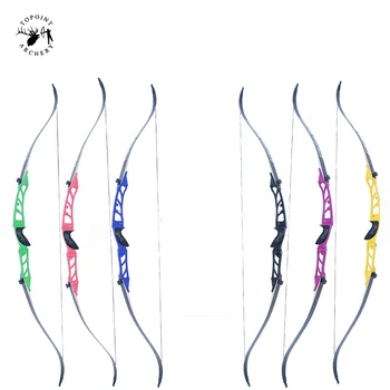

20/32/38 lbs Recurved Bow with Black Bow Limbs for for Outdoor Archery Hunting Activities 3 Colors Optional