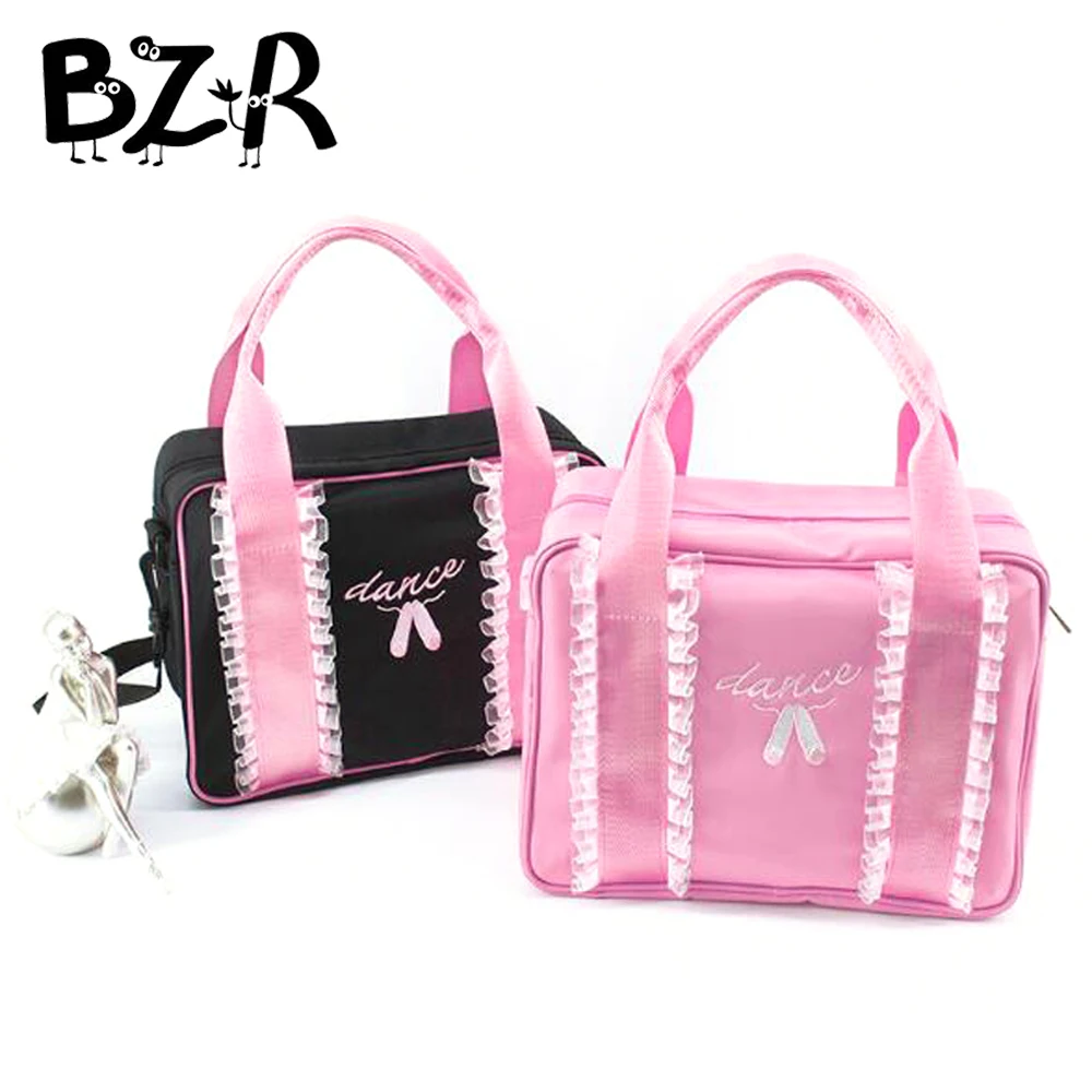 Us 8 69 6 Off Embroidery Dance Shoes Lace Ballet Bags Kids Message Shoulder Bag Child Women S Handbag For Dancing In