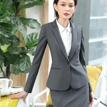 Высококачественные фабричные блейзеры, костюмы с топами и юбкой, Женский деловой костюм, дизайнерские женские блейзеры и куртки, комплекты одежды для работы