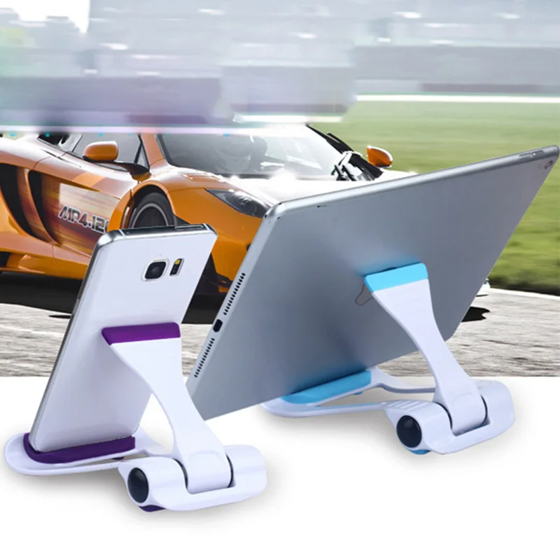 

Universal Tablet PC Holder Foldable Adjustable Angle Desk Phone Holder Stand Flexible for Samsung iPad Tablet PC 13*10*2.5cm