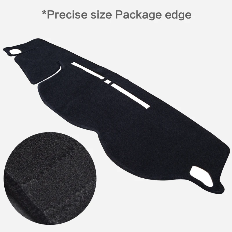 Smabee тире коврик черный ковер Обложка для MITSUBISHI TRITON L200 4DR MK2- Солнцезащитная изоляция