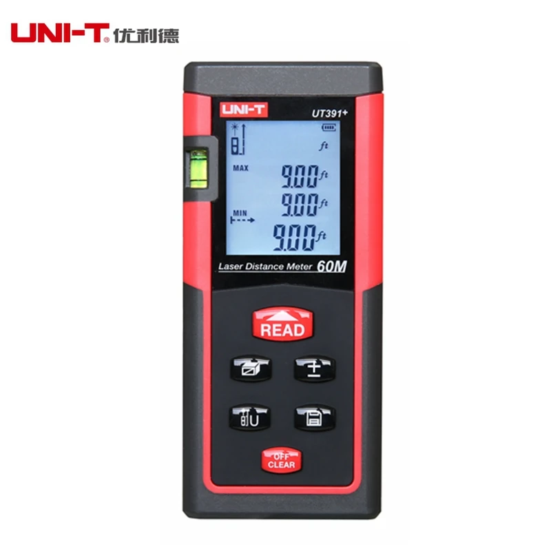 

UNI-T UT391+ Portable 60m Laser Rangefinder Laser Distance Meter for High-precision Distance Measuring Tools