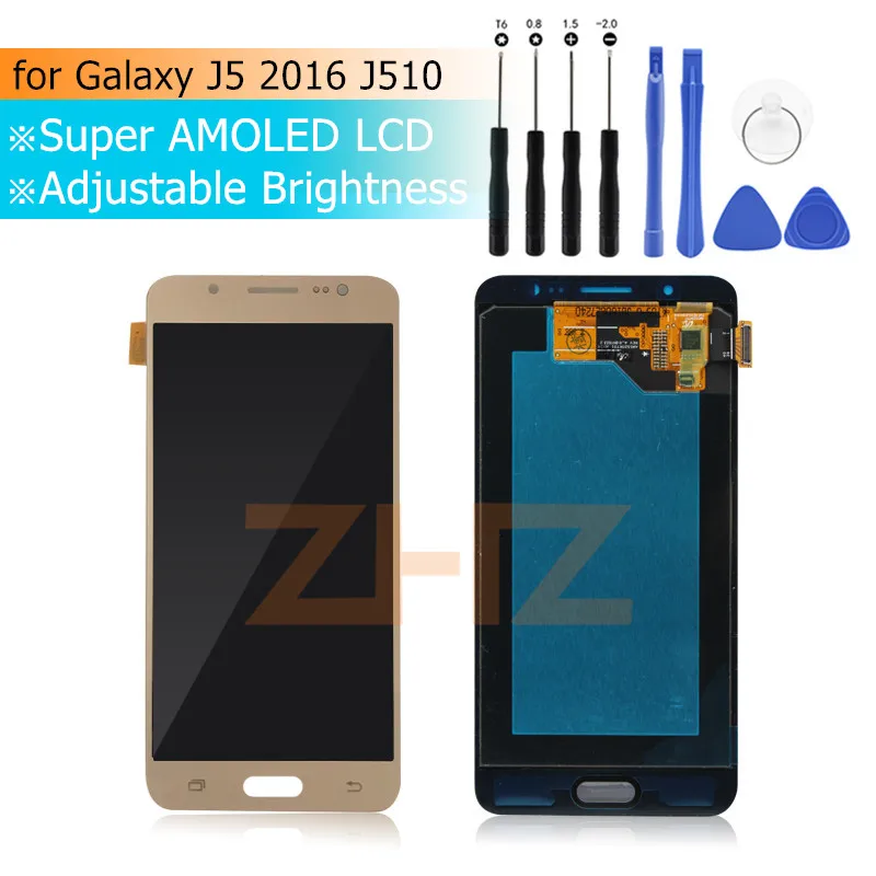 Per Samsung Galaxy J5 2016 J510 Display Lcd Touch Screen Digitizer Assembly Sostituzione Per Galaxy J5 2016 J510F Sm-J510F Lcd
