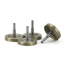 10pcs bronze bond diamond mounted point for agate granite stone tungsten carbide grinding T shape sintered grind head M012