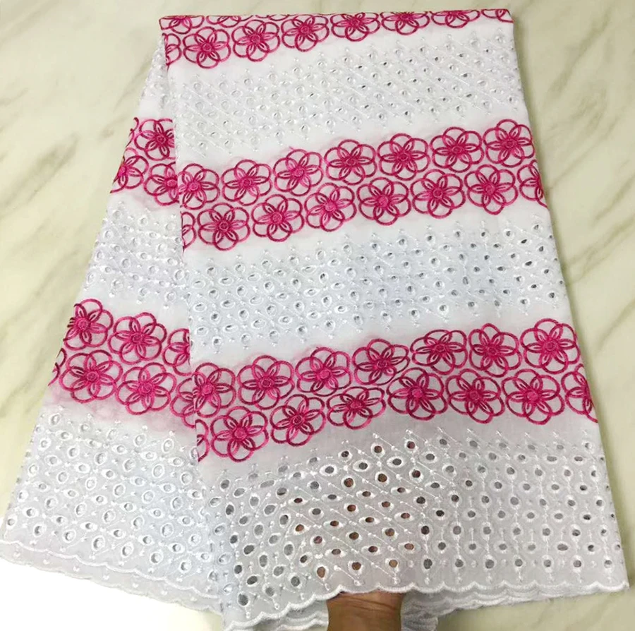 

Wholeslae High Quality Swiss Voile Lace In Switzerland Pretty Cotton Swiss Voile Laces For African green Printing Sewing