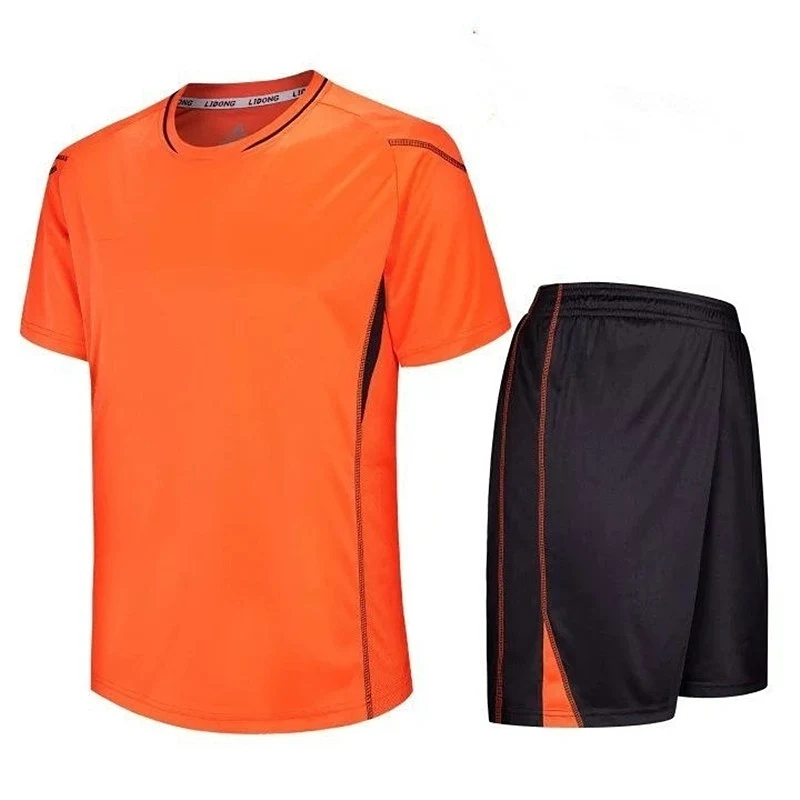 Модные футбольные майки, пустые футбольные тренировочные костюмы для взрослых и детей, Майо де фут Survetement, спортивный костюм из Джерси для мальчиков - Цвет: Orange