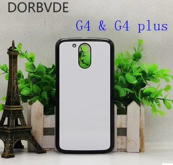 

2D Sublimation Case For Motorola G4 G5 G6 Z Force G5S Plus Hard Plastic Back Cover With Blank Metal Insert Heat Transfer 20pcs