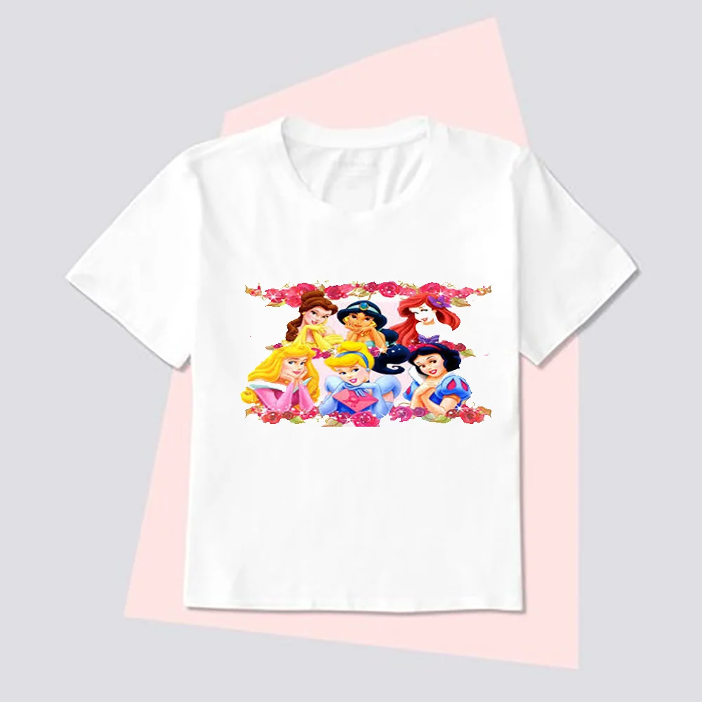 

T-shirt Disney Print Princess T shirt awesome T-shirt and girl tshirt