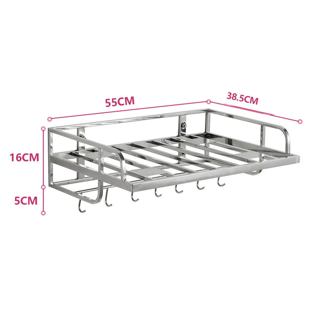 A1 304 нержавеющая сталь, полка для микроволновой печи, кухонная стойка, настенный кронштейн для печи, кухонная настенная подвеска wx8161026 - Цвет: A