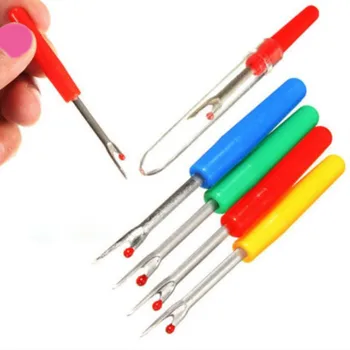 

2pcs Sharp Stitches Removed Tool Safe Plastic Handle Craft Thread Cutter Seam Ripper Cross Stitch Sewing Tools