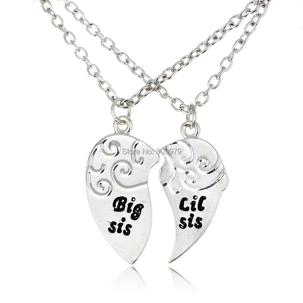 broken heart sister necklace