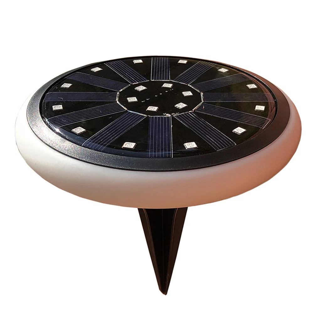 

ABS Solar Energy Easy Install Waterproof Lawn Lamp Yard Space Saving Light Control Landscape Decoration Led Buried Garden 2PCS