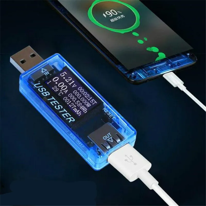 8 в 1 QC2.0 3 0 4 30 электрическая мощность USB ёмкость тестер напряжения измеритель тока