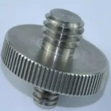 FITTEST 1/4 ''Male-3/8'' Male с резьбой нержавеющая сталь стальной адаптер Винт для штатива монопод осветительная стойка Вспышка кронштейн горячий башмак