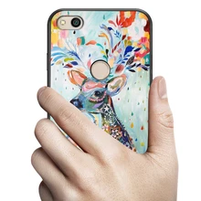 

Fundas For Xiaomi Redmi 4X Case Black Cartoon Painted Silicone Soft Case For Xiaomi Redmi 4X Cover 5.0" Original Phone Case
