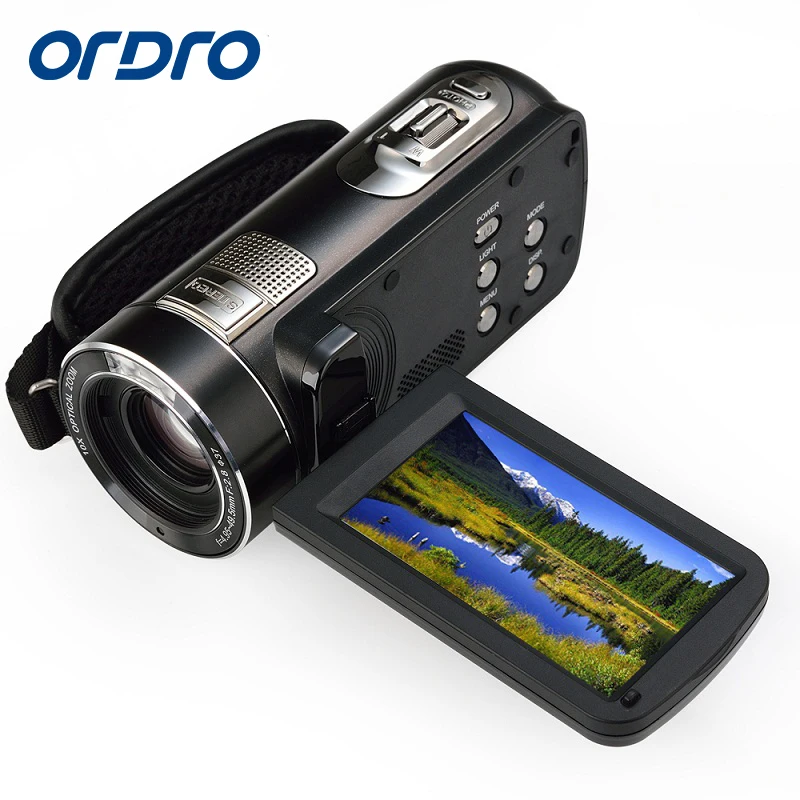 Ordro HDV Z80 Digital Video Camcorder HD 1080P 30FPS Recording 10x