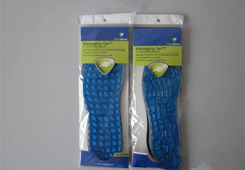 1 Pair Soft Gel Camping Hiking Sports Insoles Women/Men Shoes Pad Orthopedic Massage Deodorant Military Soft Foot Comfort Insole SMALL LARGE 2 sizes Cut to Fit